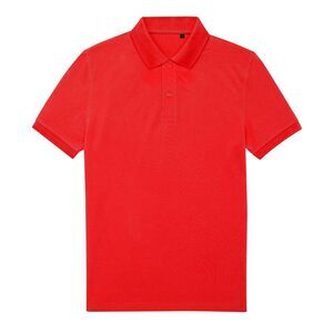 B&C Mens My Eco Polo Shirt / Red